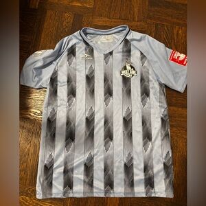 Light Blue and Black Boys Jersey